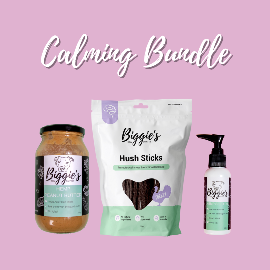 The Calming Bundle | Natural Stress Relief for Dogs – Biggie's Raw Pantry