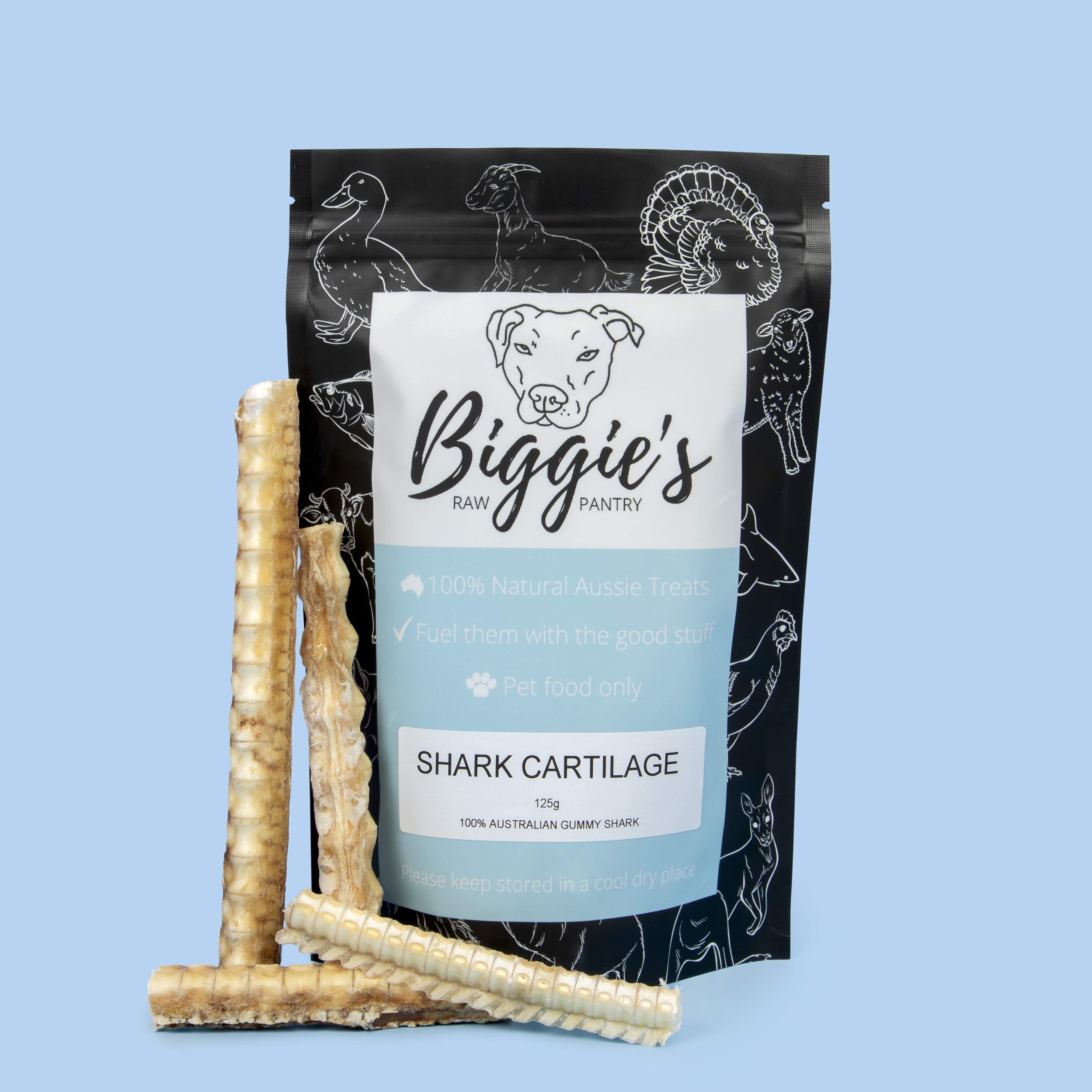 Shark Cartilage for Dogs – Natural Joint & Bone Support – Biggie's Raw ...